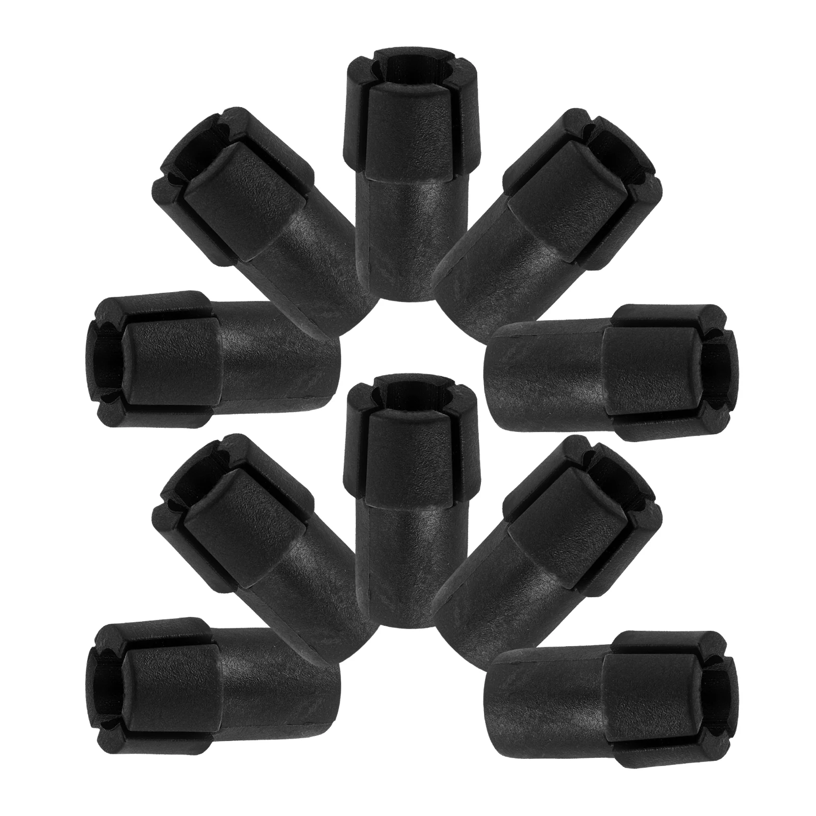 

10Pcs Trekking Pole Replacement Accessories Anti-Slip Plugs Lightweight Durable Walking Stick Parts for Hiking