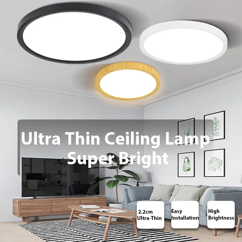 

Потолочный светильник, декор комнаты, светодиодный светильник, круглый потолочный светильник, современный домашний декоративный светильник 20/30/40 Вт, освещение для гостиной, спальни