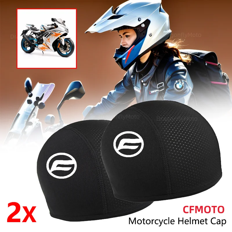 For CFMOTO CF 650 650MT 650NK 400NK 650GT Motorcycle Balaclavas Helmet Inner Sweat Wicking Hat for Men Women Sports Hat Caps