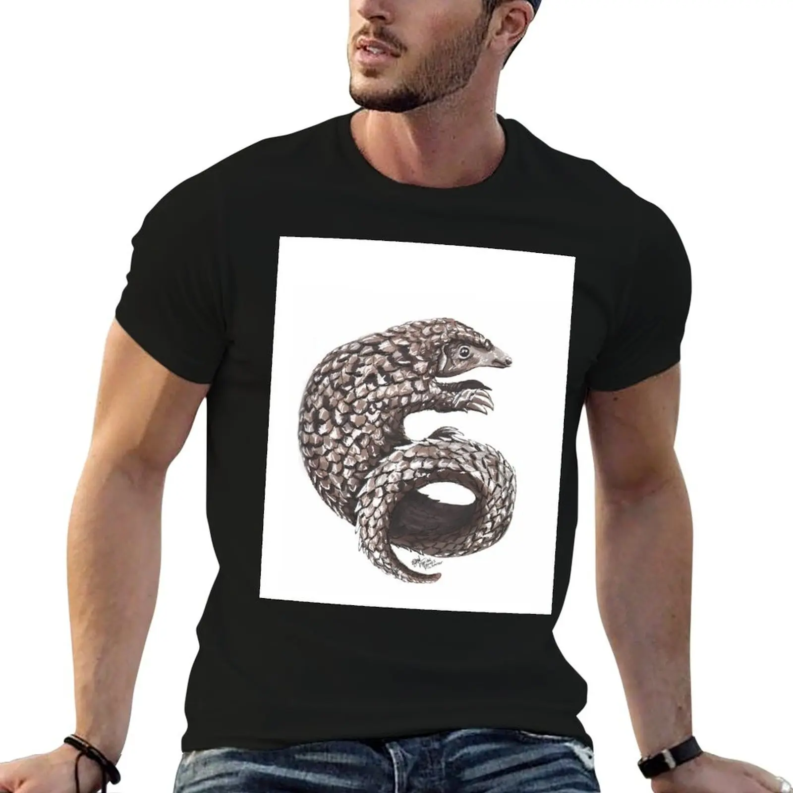 Tree Pangolin T-Shirt Summer Holiday T-Shirt