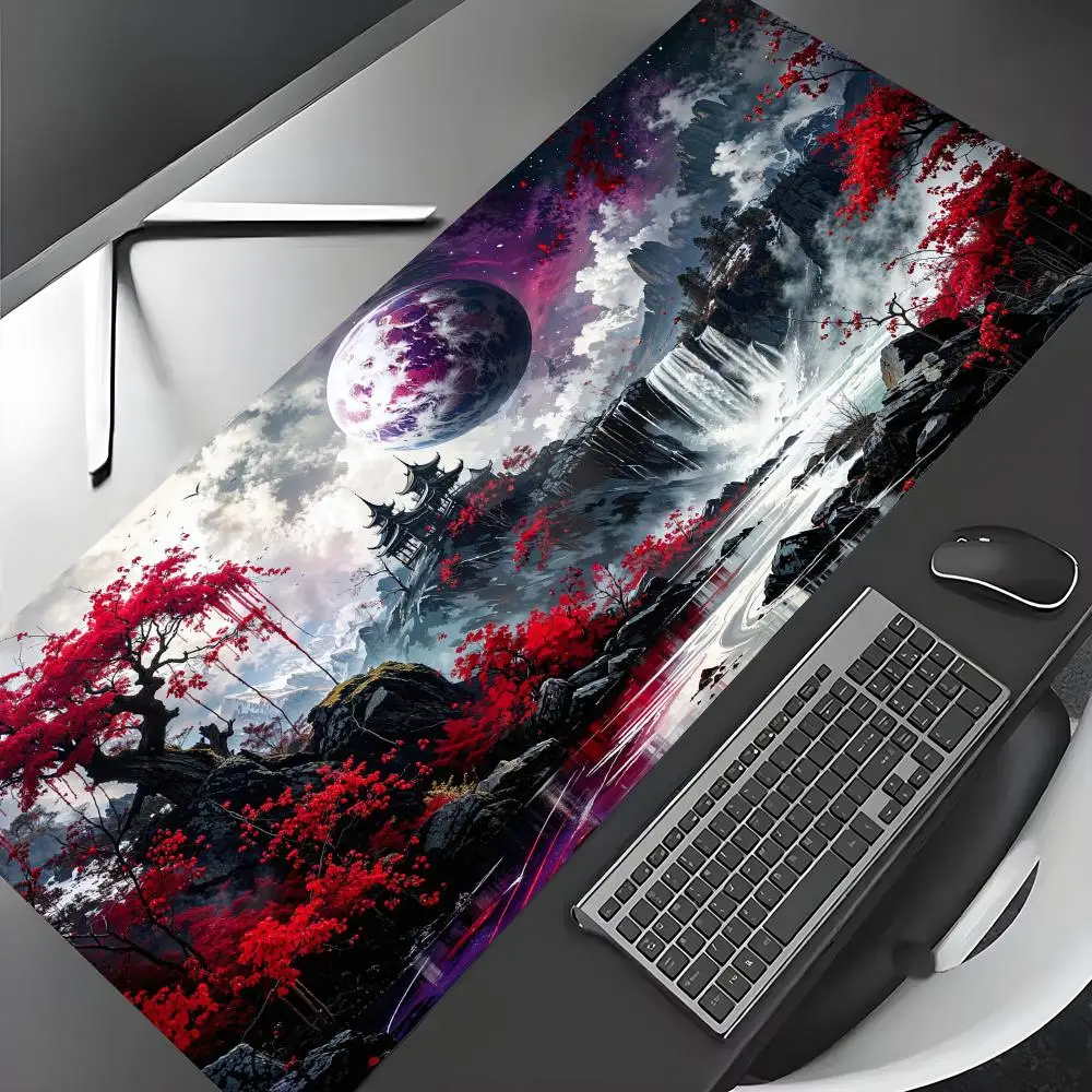 

Artistic fantasy landscape design Mouse Pad Desk Mat Gaming mat gamer pc accessories rubber anti-slip keypad expansion mousepad