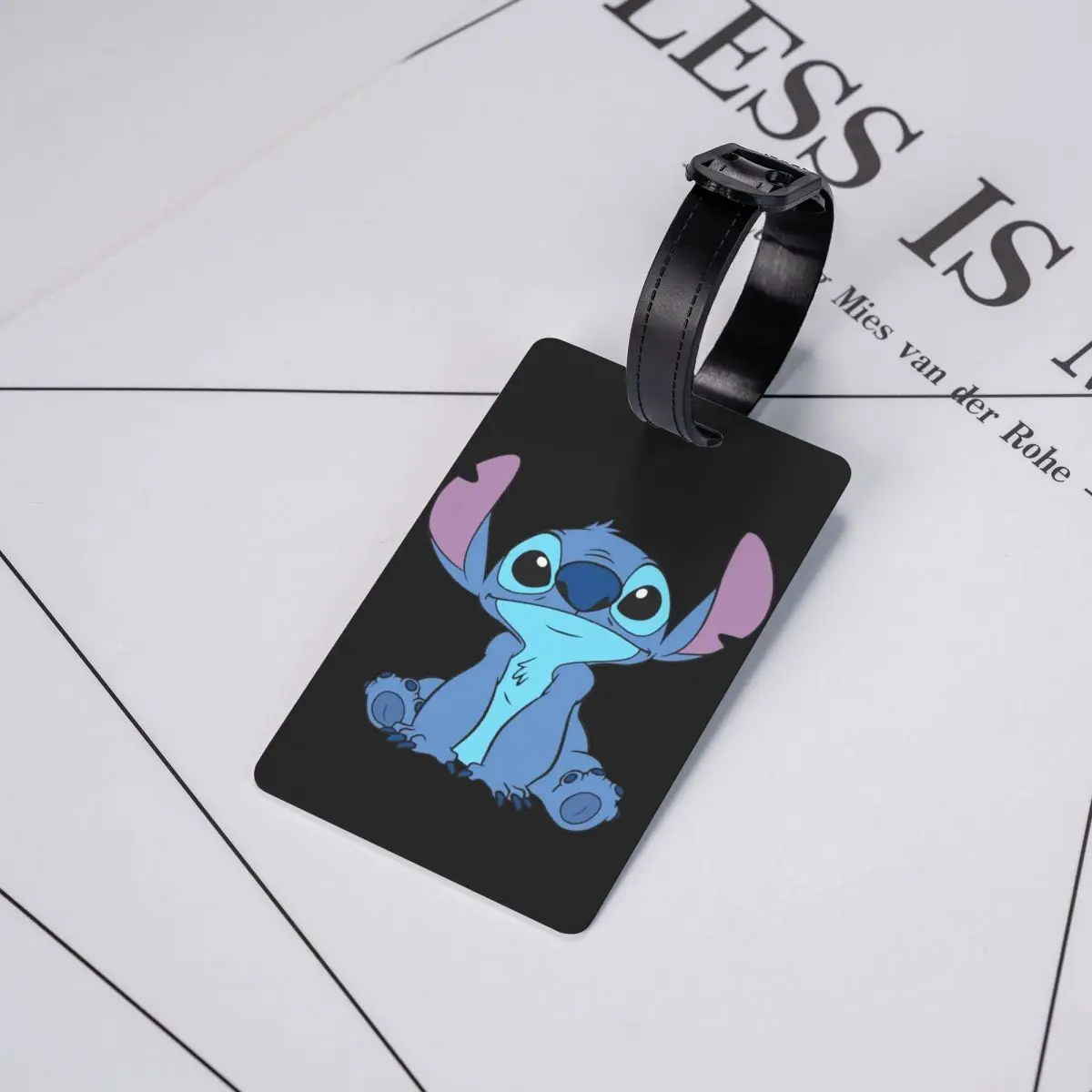 Custom Stitch Luggage Tag With Name Card Privacy Cover ID Label for Travel Bag Suitcase