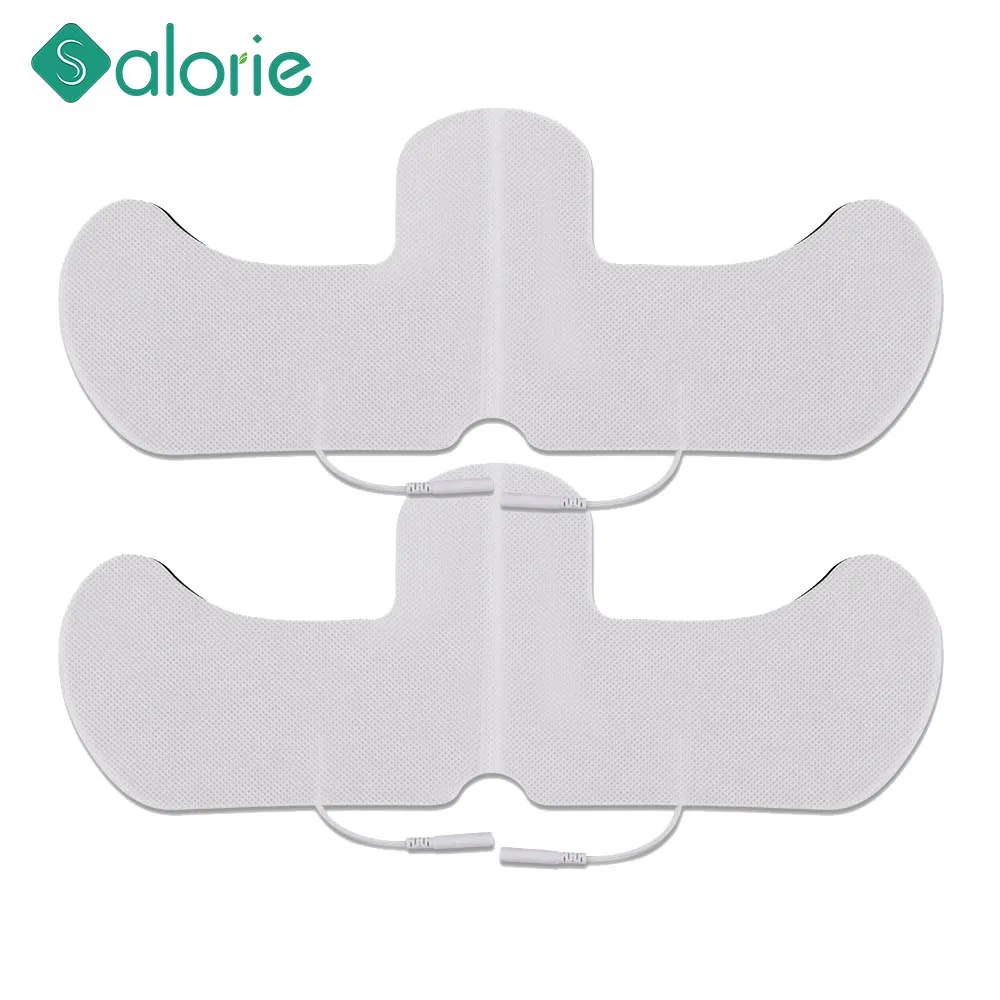 2/3/4pcs Nerve Muscle Stimulator Silicone Gel EMS Electrode Pads Non-Woven Patch Self-Adhesive TENS Pads Patches Accessories