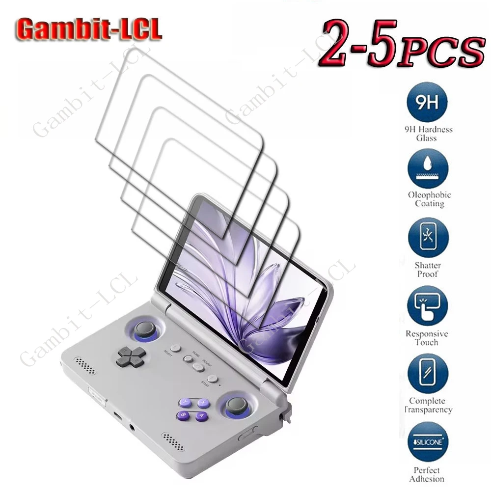 

2-5PCS 9H HD Tempered Glass For Retroid Pocket Flip2 Game Console ON Retroid Flip 2 RPF2 5.5" Screen Protector Cover Film