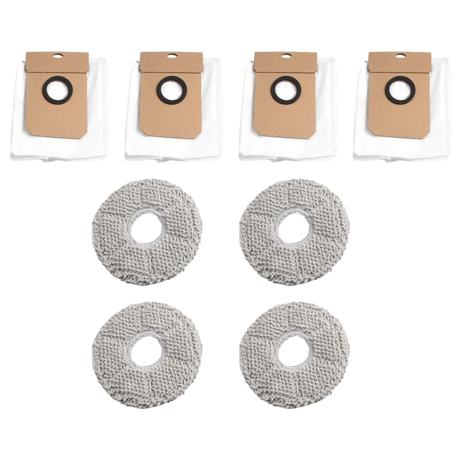 1 Set Reusable Dust Bag Strong Water Absorption Mopping Cloth For Cecotec For Conga 11090  Vacuum Cleaner Accessories