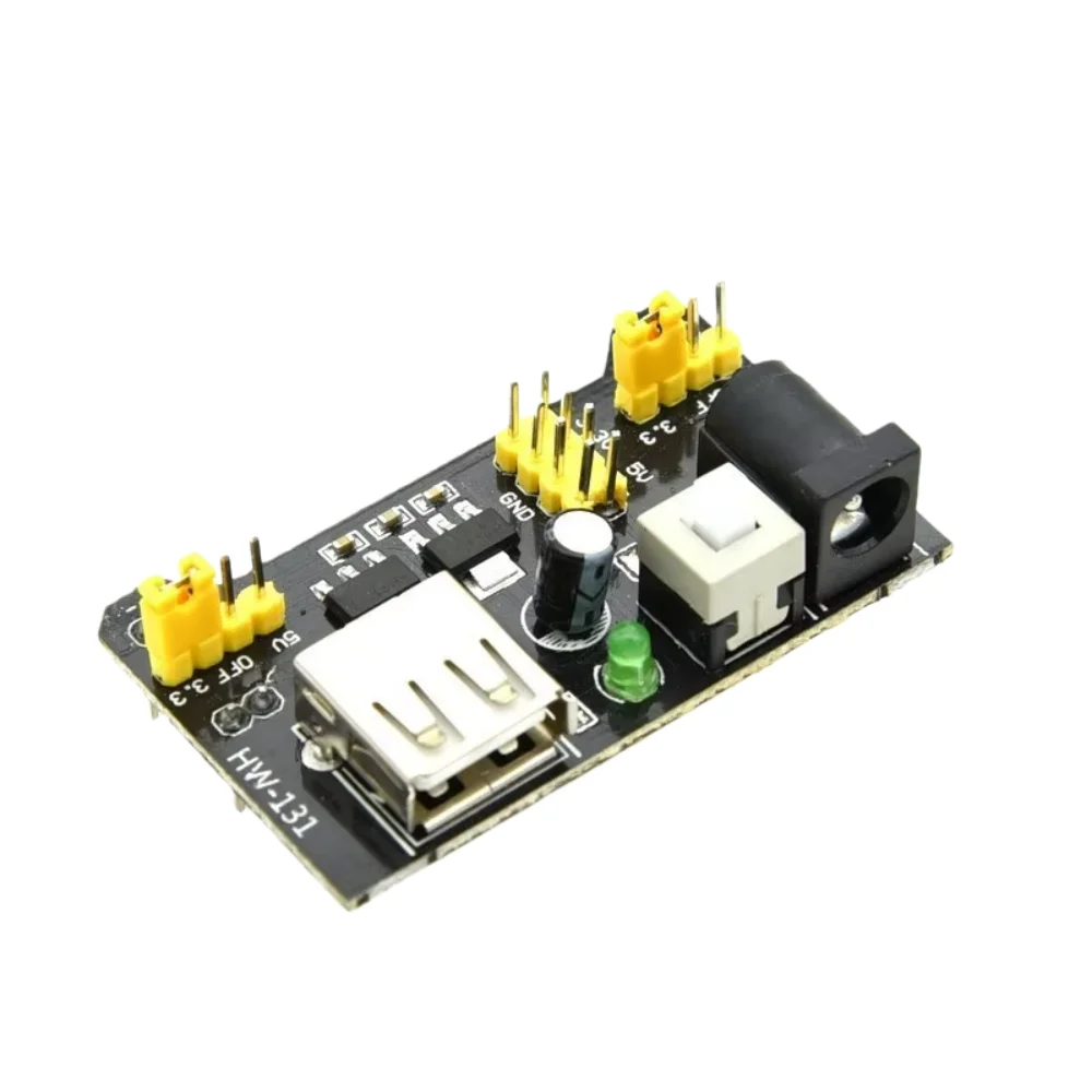 1PCS MB102 Solderless Breadboard Power Supply Module 3.3V 5V for DIY Arduino Projects