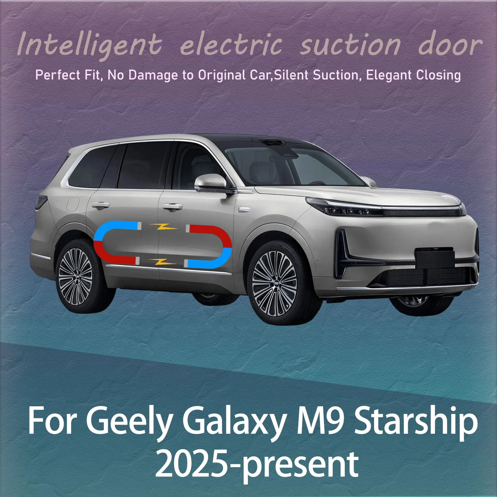 

Electric Soft Close Door Kit For Geely Galaxy M9 Starship Auto Silent Anti-Slam Suction Door System Automatic Closing Latch