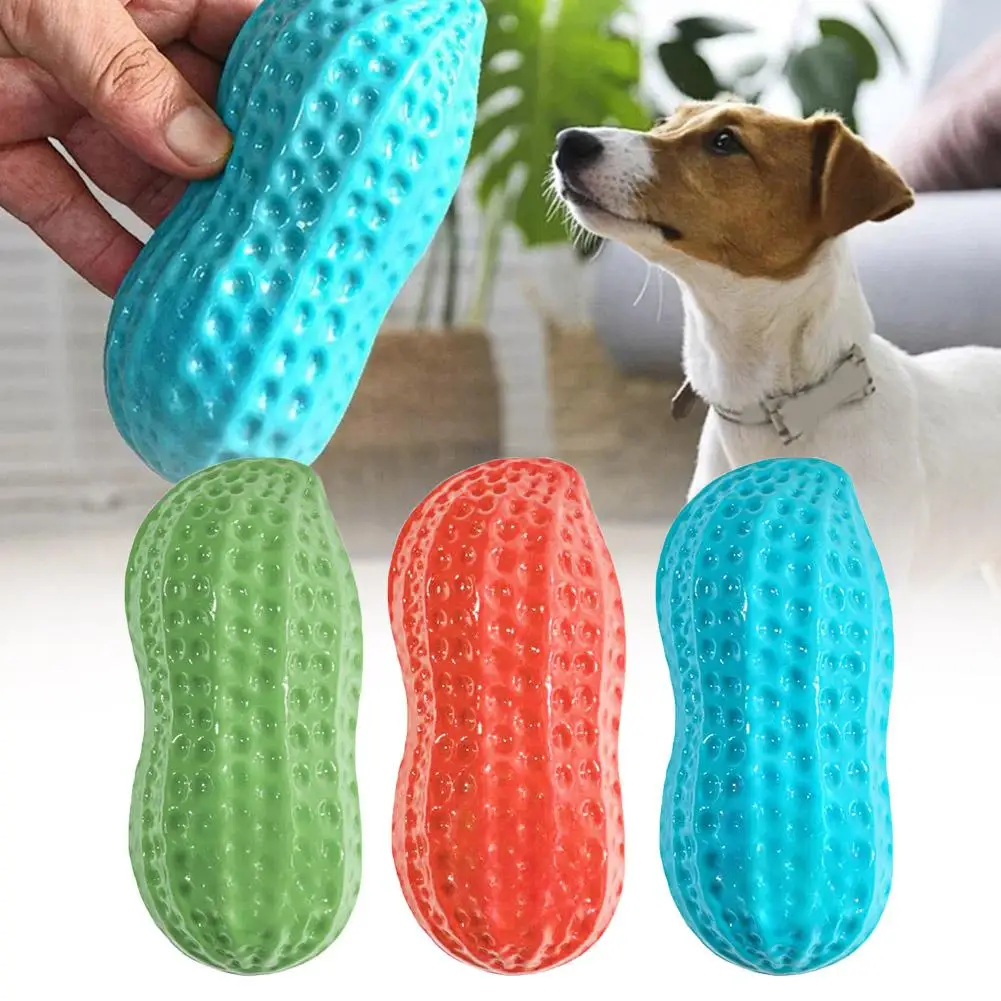 Pet Dog Chew Toys Dog Soundable Peanut Toy Milk Flavor Bite Products And Dental Wear Puppy Toys Dog Resistance I2q7