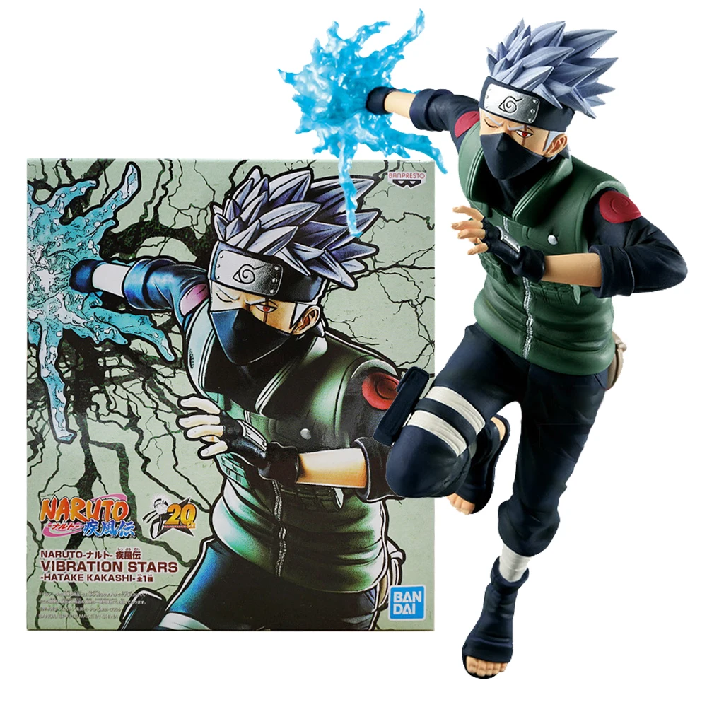 18CM Anime Naruto Shippuuden Hatake Kakashi Figure Battle Posture Raikiri Kakashi Model Toy Gift Collection Action Figure PVC