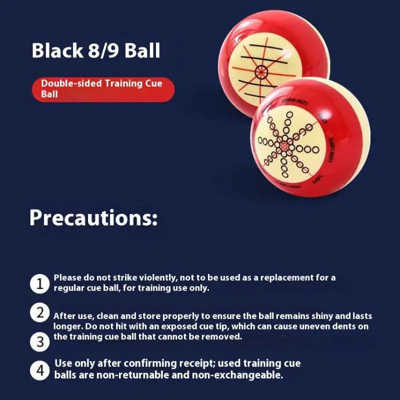 الأحمر والأبيض التدريب البلياردو جديلة الكرة 1-1/2 القياسية 57.2 مللي متر الأمريكية المتقدمة التدريب الكرة Artifa معدات الترفيه