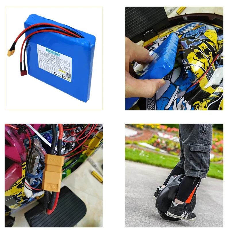 60V 6000mAh 18650 li-ion battery pack 16S2P 360WH motor For Electric unicycle Self balance scooter bicycle power tool battery