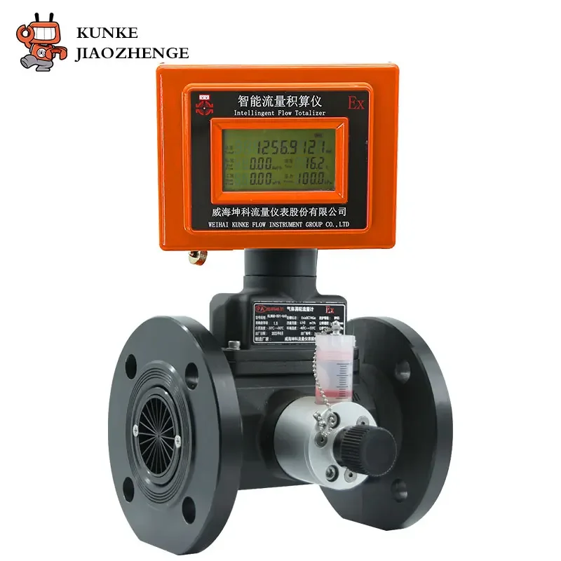 

High Precision wireless remote transmission spare parts type digital lwq gas turbine flow meter