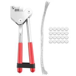 Plier 20Pcs 10x5Mm Sealed Beans Sealing Wire Lead Seal Sealing Pliers Calipers For Seal Water Meter Anti-Theft Sealing