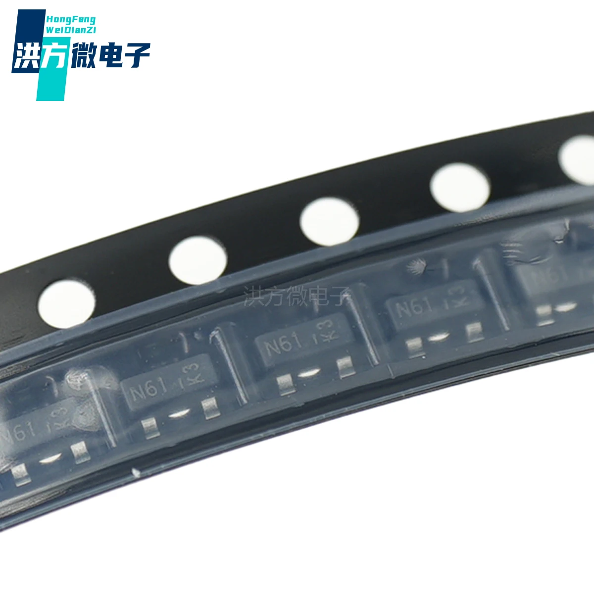 10-100PCS 원래 마킹 N61 MOSFET 700mW 60V 1.6A 1 N 채널 SOT-23 DMN6140L-7 DMN6140L 전계 효과 트랜지스터 N-CH DMN6140