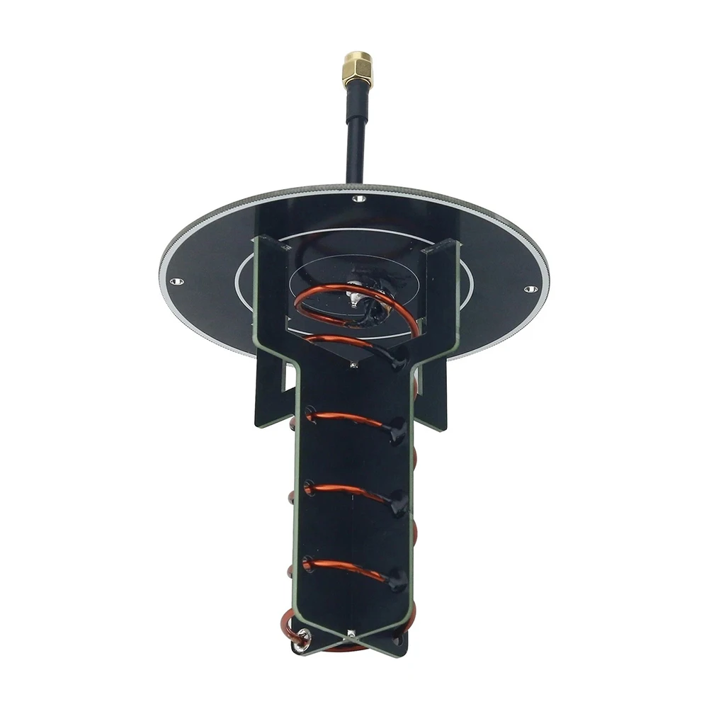 1pc 13dBi High Gain Left-Handed Spiral Antenna For 2.4GHz Long Range Video Transmission With RP-SMA Connector Black
