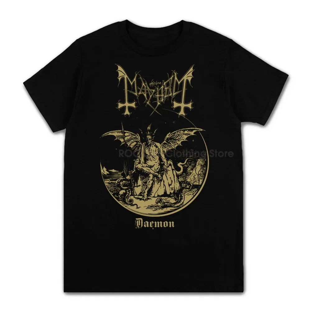 Mayhem Death Metal Cool T Shirt Men Women Oversized Tee Shirts 2022 Summer Short Sleeve Fashion Cotton Tees Tops XS-3XL