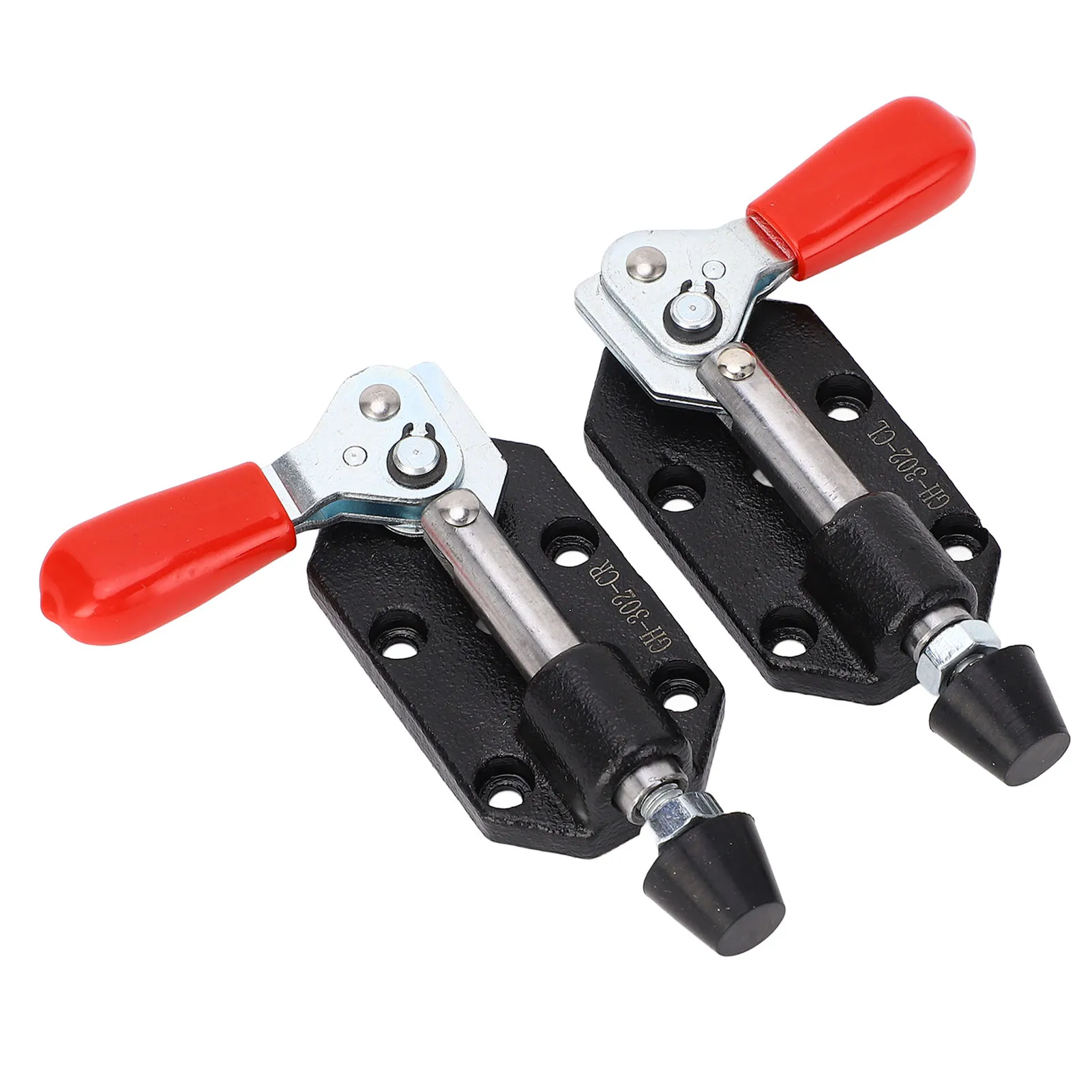 2Pcs Push Pull Toggle Clamp Tunable Woodworking DIY Quick Release Positioning Jig Accessories Left Right 20mm Stroke