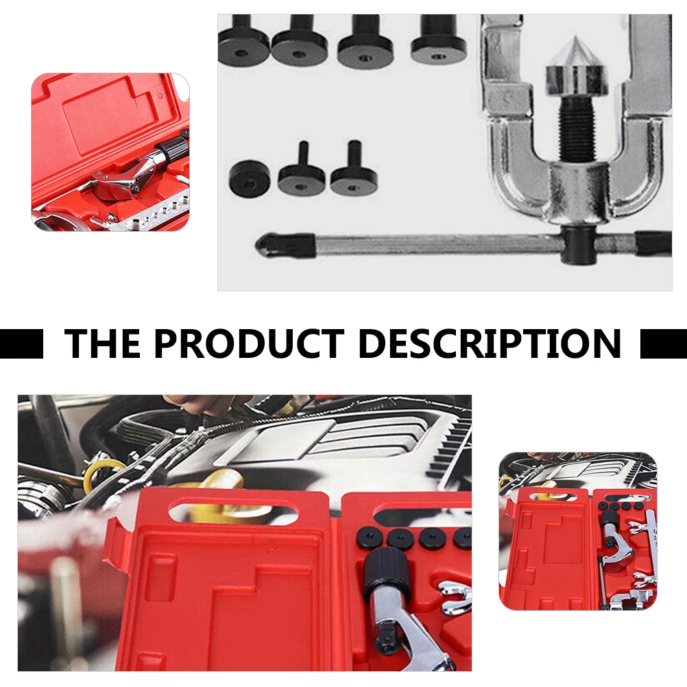 

12 Pcs Air Conditioner Reamer Set Tube Flaring Repair Tools Aluminum Alloy Expander Line High Quality Portable Storage Box