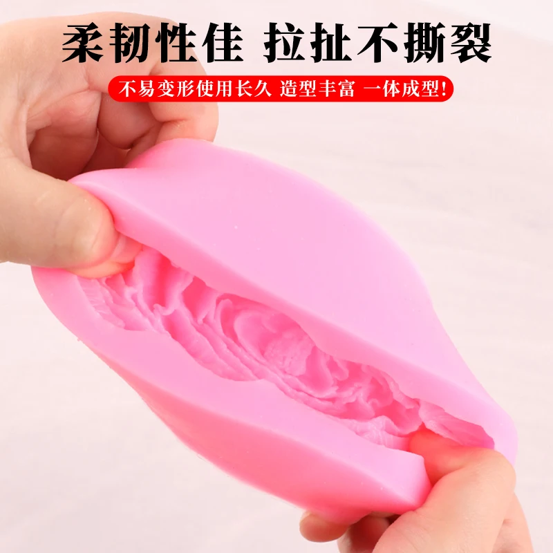 قالب السيليكون لشمعة عطر الفاوانيا؛ جل قطرة شمع عطر مقاوم لدرجات الحرارة العالية؛ عنصر الزينة.