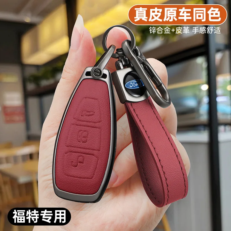 포드 레인저 S-Max 포커스 갤럭시 Mondeo Transit Tourneo Custom Ranger Ecosport Fiesta 용 자동차 원격 키 케이스 커버 홀더 쉘