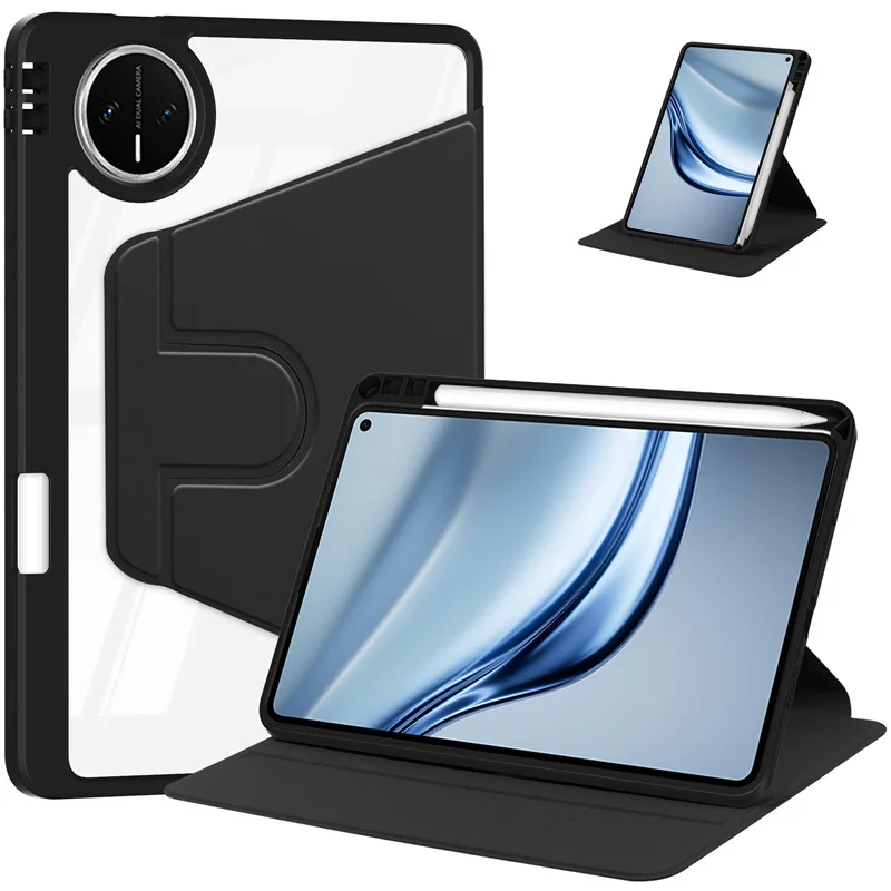 

Для Huawei MatePad Mini 8,8 дюйма 2025 чехол акриловый прозрачный вращающийся чехол с держателем для карандашей Funda MLR-AL00/MLR-AL10 планшеты