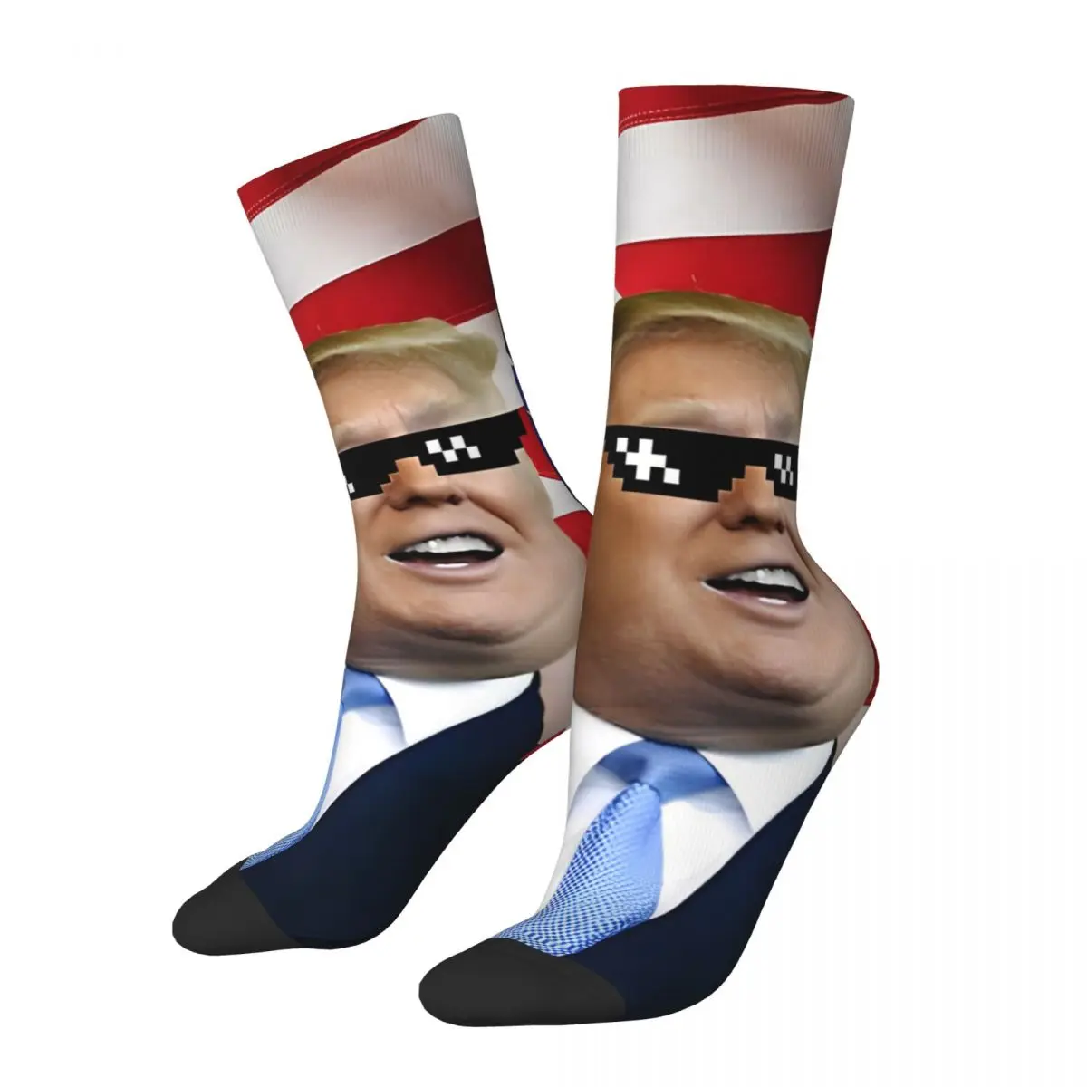 Donald Trump Deal With It Socks Autumn Stockings Modern Women Men Soft Breathable Socks Custom Cycling Anti Bacterial Socks