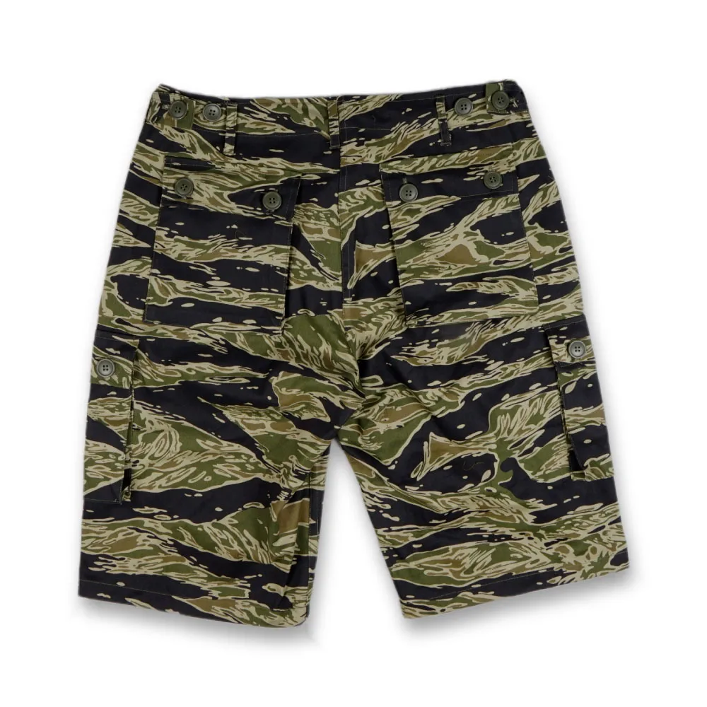 WWII WW2 Vietnam war U.S. Army tiger pattern tiger spot camouflage TCU Sport Shorts Pants