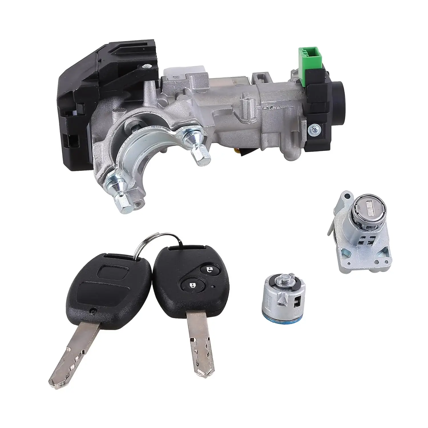 

06350-SWA-H11 COMPLETE LOCK SET IGNITION SWITCH DOOR LOCK BARREL TRANS 2 KEYS WITH 46 CHIPS FOR HONDA CRV CR-V 07-11