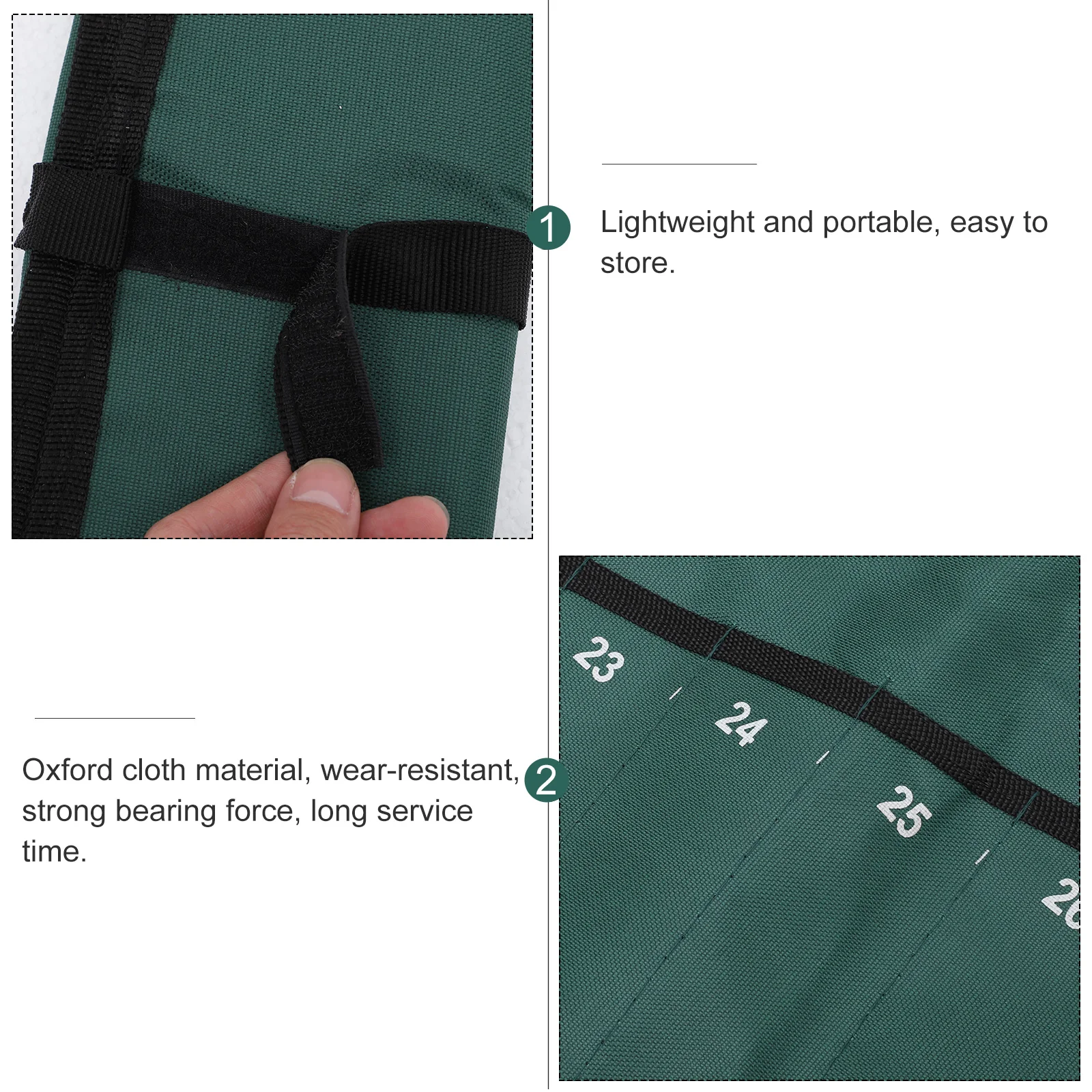 Wrench Bag Hanging Tool Pouch Multifunctional Storage Organizer Prevent Tools from Falling Out Oxford Cloth