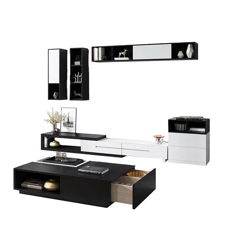 

Hot-selling living room Mdf TV cabinet Modern TV wall combination cabinet