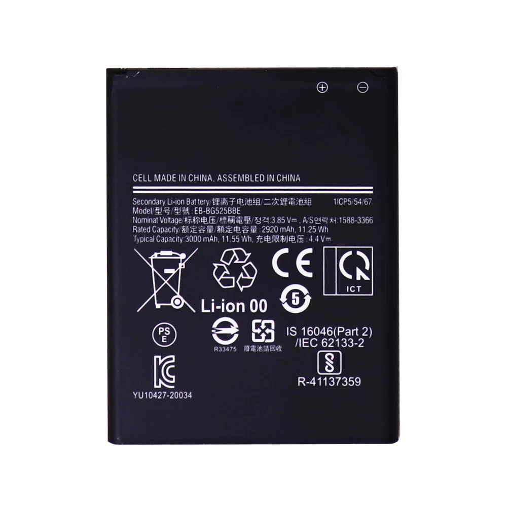 original Cell Battery  EB-BG525BBE 3000mAh Battery For Samsung Galaxy Xcover 5 G525F G525F/DS  Phone Battery image 2