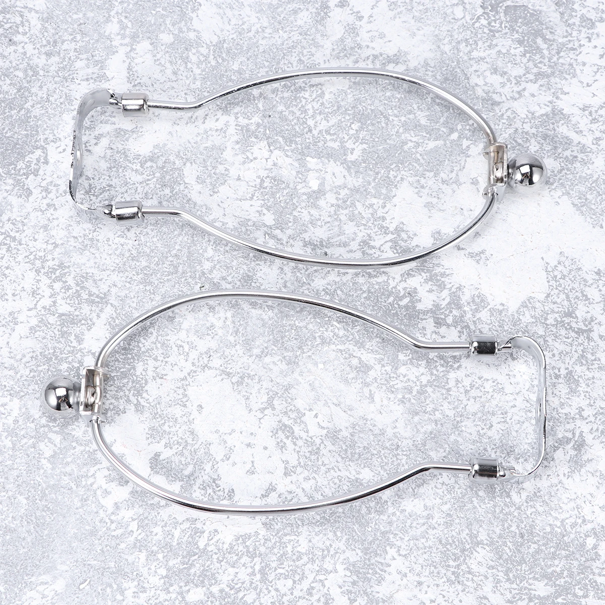 

3 шт. серебряный держатель арфы для лампы, металлический полированный хромированный сверхмощный прочный стабильный для напольных настольных ламп, хрустальный абажур