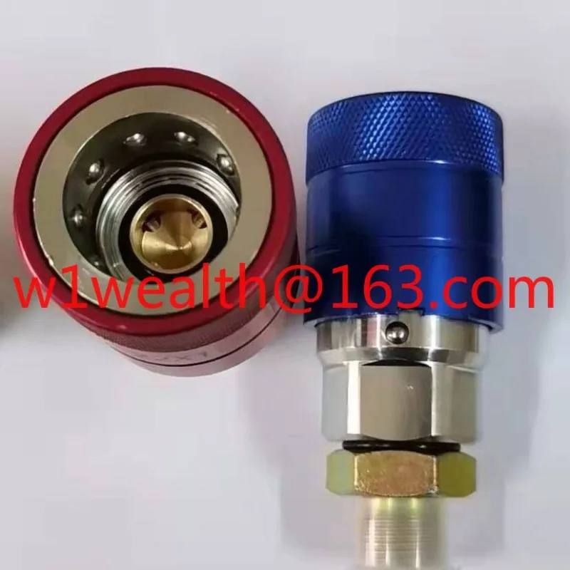 Semi-trailer spiral trachea link valve towing quick connector accessories thickened explosion-proof atmospheric self-sealing