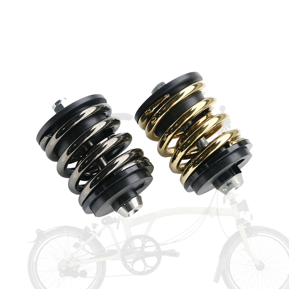 

Folding Bike Rear Shock Absorber - For ​Brompton Spring Suspension, Steel Axis Shock Absorber Bicycle Accessories​​ Parts