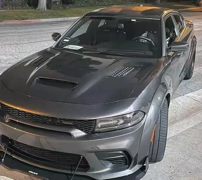 

High Quality Carbon Fiber Fibre Front Engine Hood Bonnet for Dodge Charger SRT 2015-2023