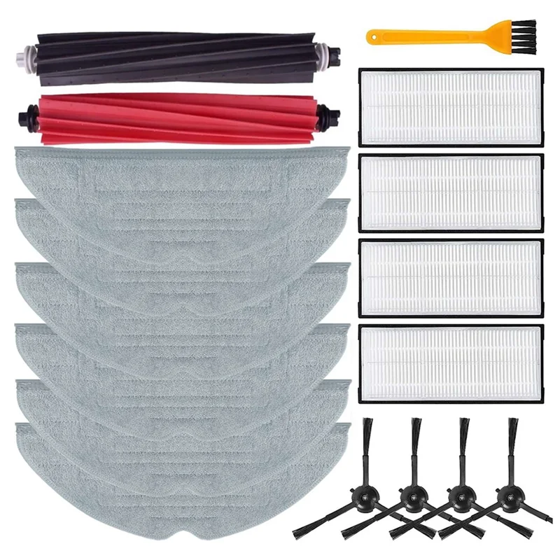

【Home-Accessories】2Set For Xiaomi Roborock S8 S8 PLUS S8+ S8 Pro Ultra G20 Vacuum Cleaner Hepa Filter Mop Cloth Dust Bag Replace