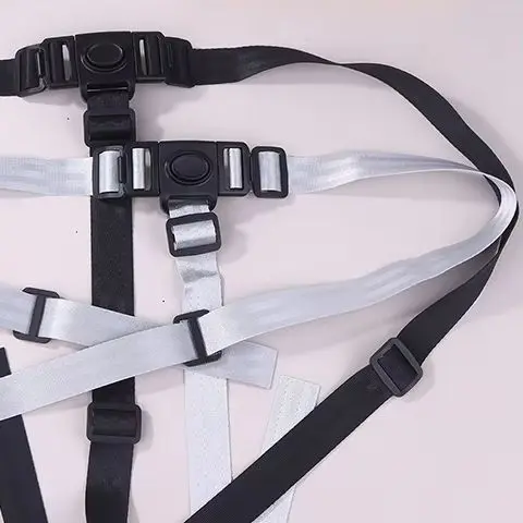 Baby Dining Chair Safety Belt Baby Feeding Chair Belt 3 Point Baby Fixed Seat Harness Belt Baby Stroller Seat Harness Belt