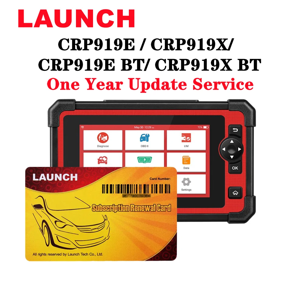 One Year Update Service for Launch Creader CRP919E / CRP919X/ CRP919E BT/ CRP919X BT ( Customized Service,No shipping )