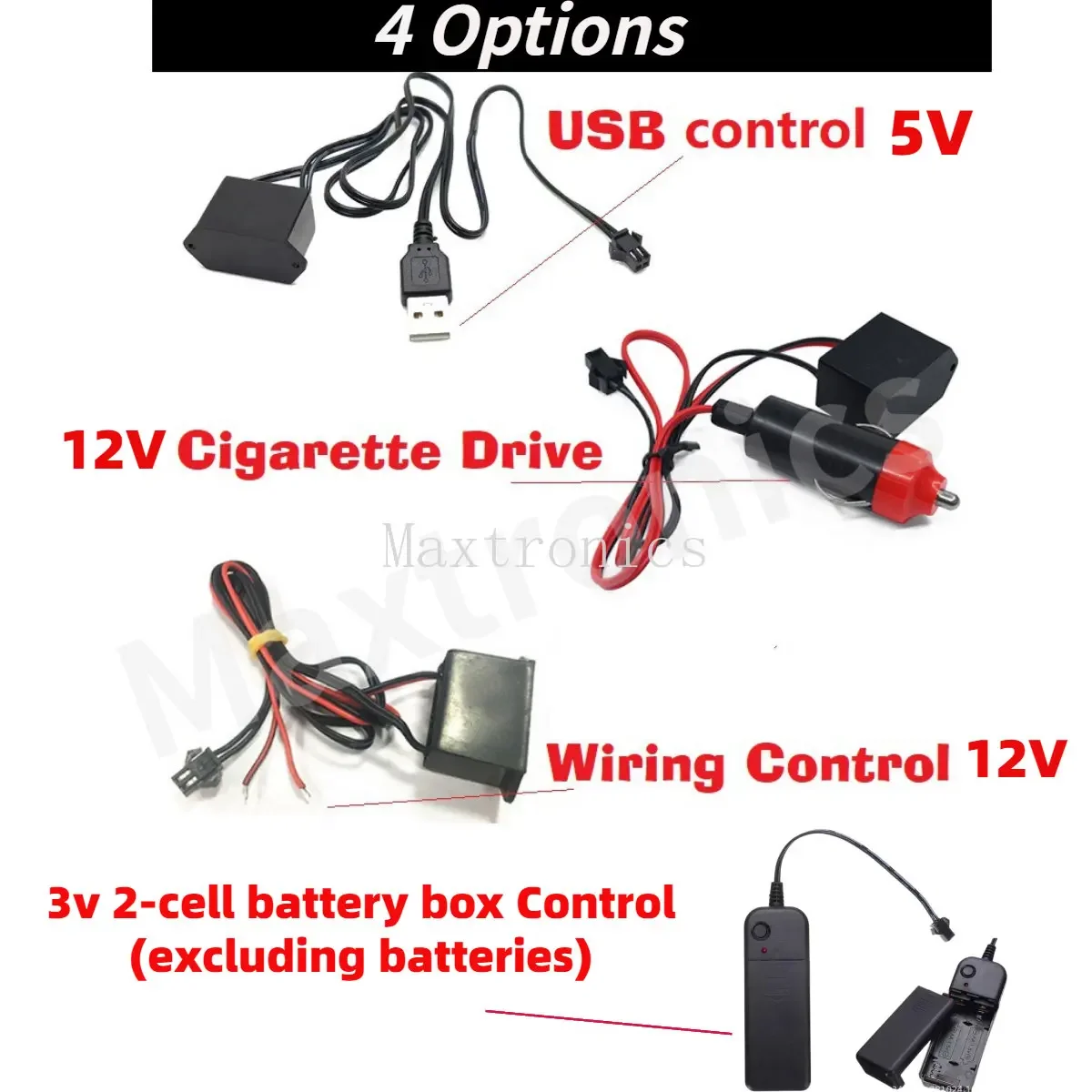 LED 네온 라이트 USB 유연한 EL 와이어 로프 튜브, 방수 LED 스트립 테이프, 휴일 댄스 파티 장식 조명, 3V 5V 12V, 1m, 3m, 5m