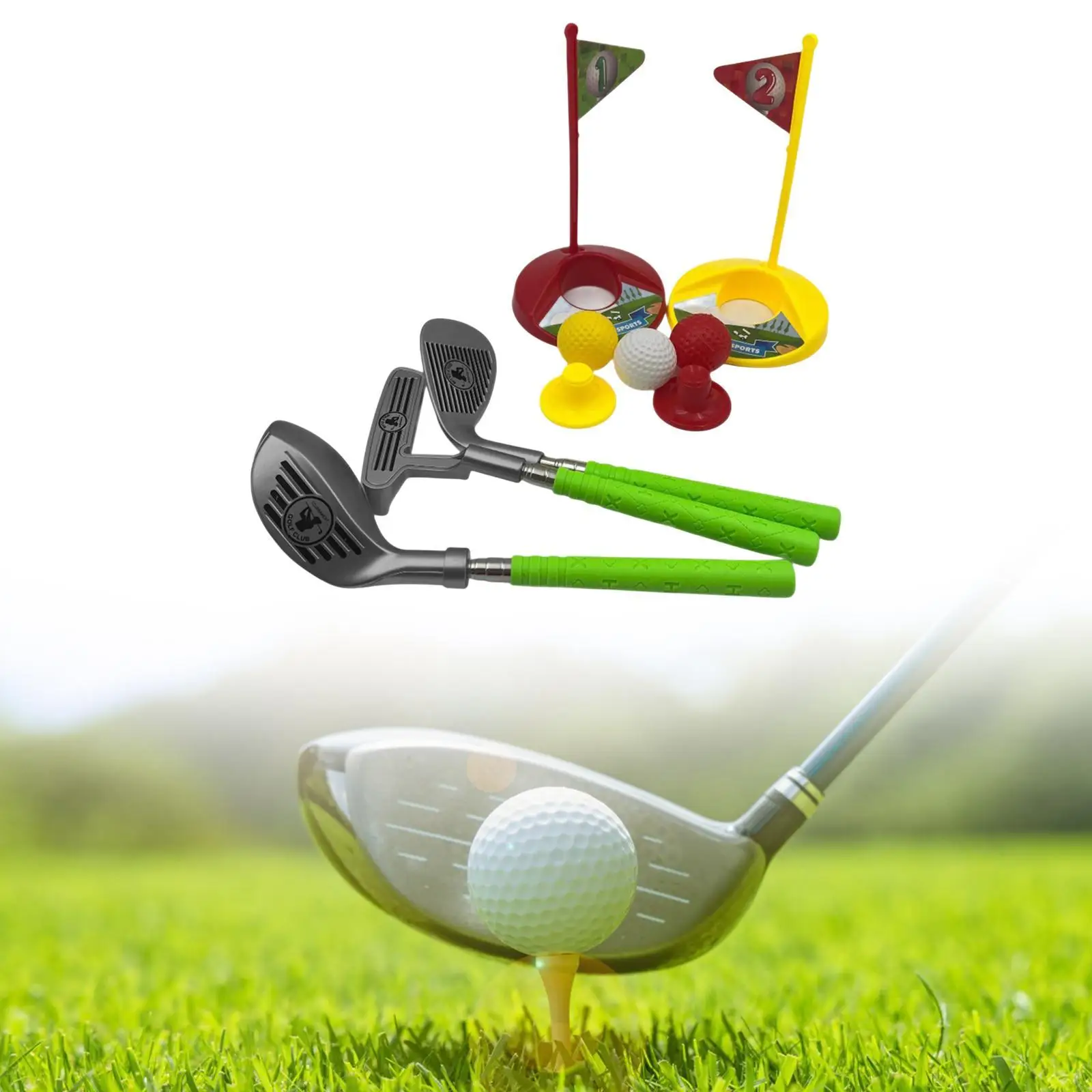 

Kids Golf Toy Backyard Toy Ball Games for Garden Indoor Ball Toys Backyard