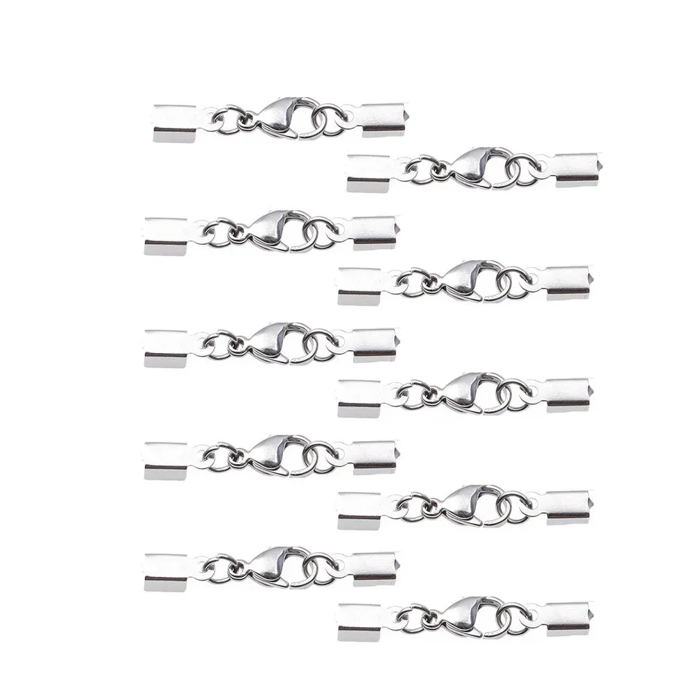 

10Pcs Lobster Claw Clasps Iron Alloy Electroplated DIY Jewelry Making Hooks for Bracelets Necklaces Pendants Charms Accessories