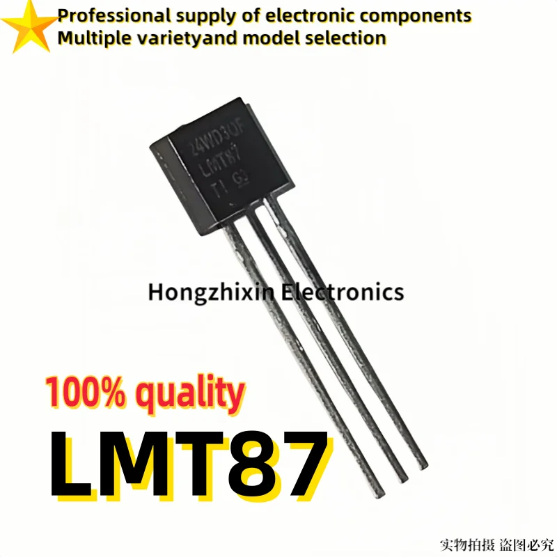 10PCS Brand new quality Install temperature sensor on TO-92-3 board inLMT87  LMT87LPM package