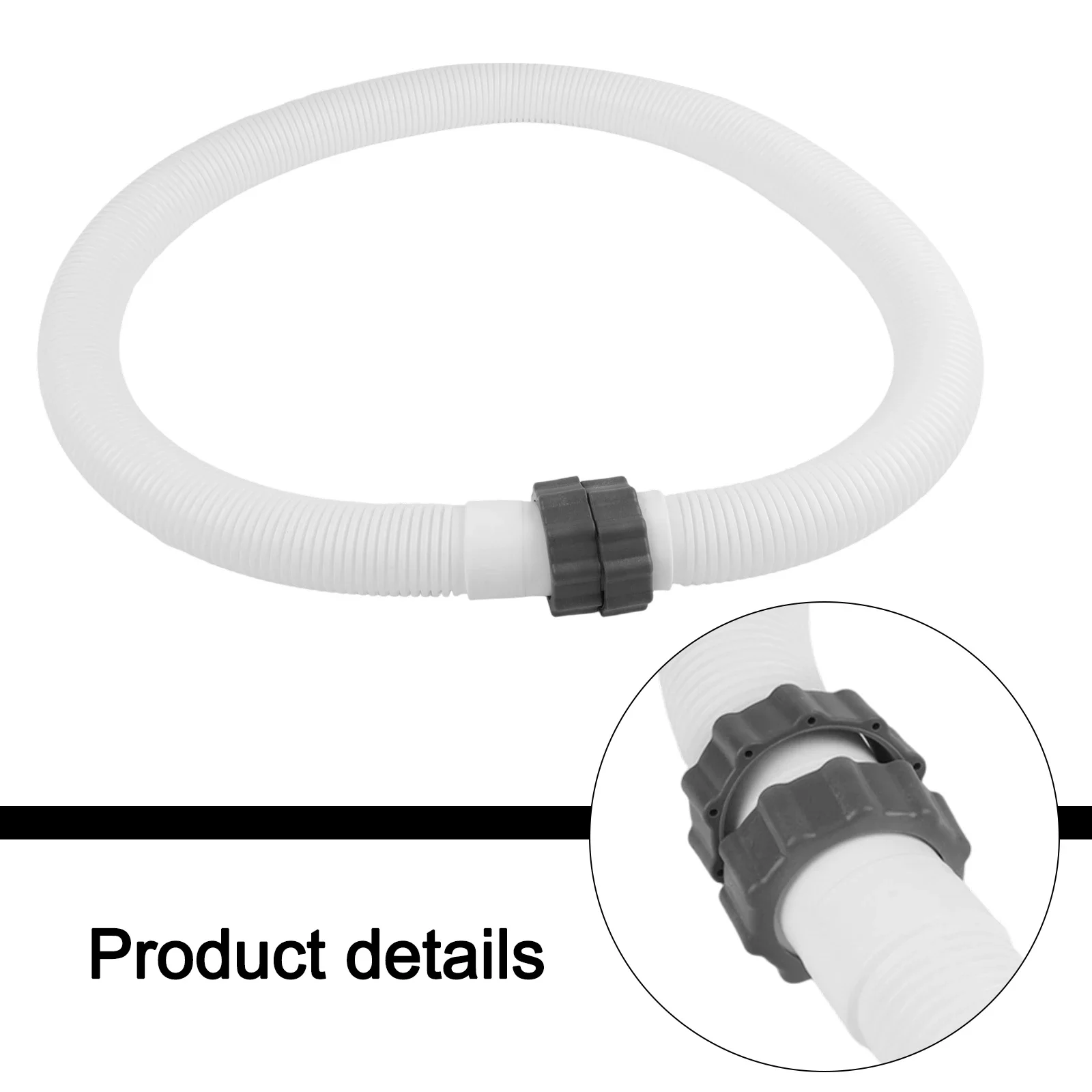 

As Pictures Show Pool Filter Pump Adapter Flexible Polyethylene Material High Pressure Resistance Reliable Sealing Performance