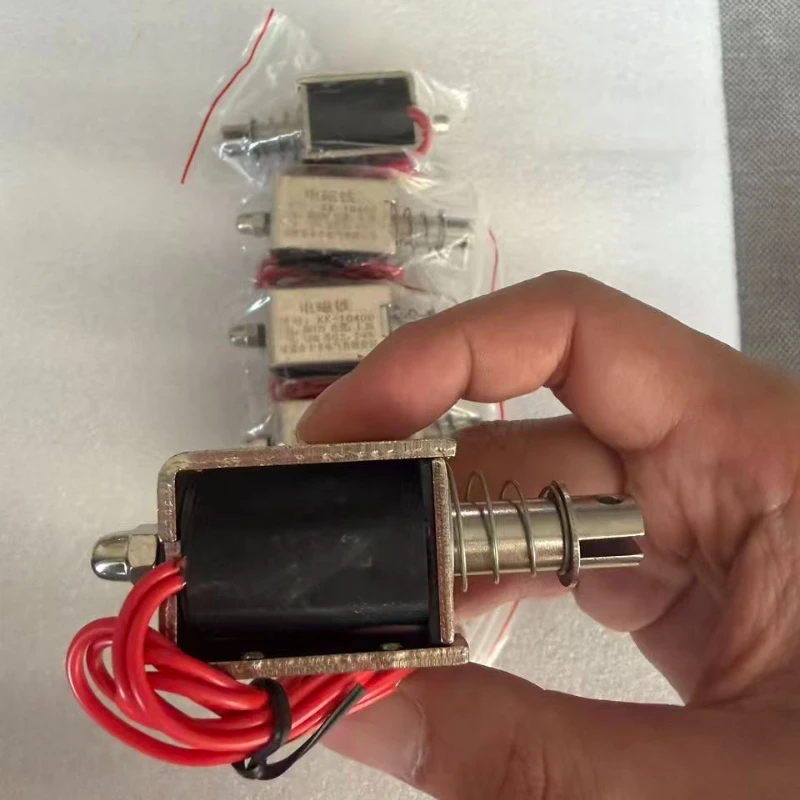 1040B 40N 12MM Push-pull Type Linear Electromagnet Small Micro DC5V6V12V24V Electromagnet Industrial Long Stroke Electric Magnet