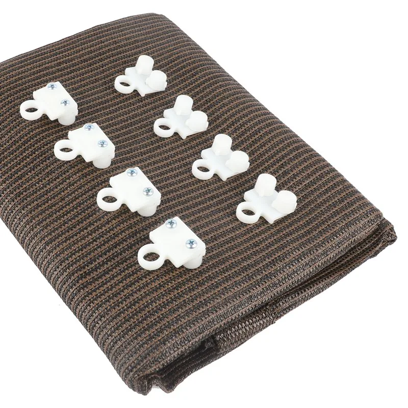 Garten-Sonnenschutznetz, Outdoor-Sonnenschutz, Schattennetz, Pool-Schattierung, Baldachin, Camping-Markise, Sonnenschutz mit verstellbarer Schnalle – Detail 10