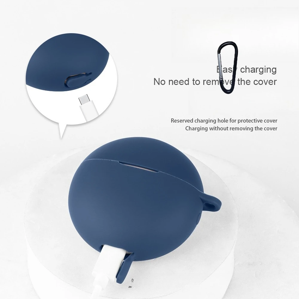 حافظة لهاتف هواوي FreeBuds 7i بلون سادة من السيليكون المقاوم للصدمات بلوتوث غطاء سماعة أذن لهاتف هواوي 7i صندوق سماعة الأذن Fundas