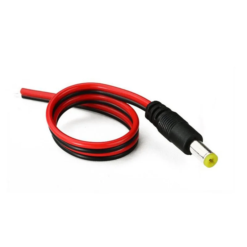 12V 24V DC 5.5x2.1mm Male Female Plug Connectors jack 12V DC Power Pigtail Cable for CCTV Camera Connector Tail Extension Wire