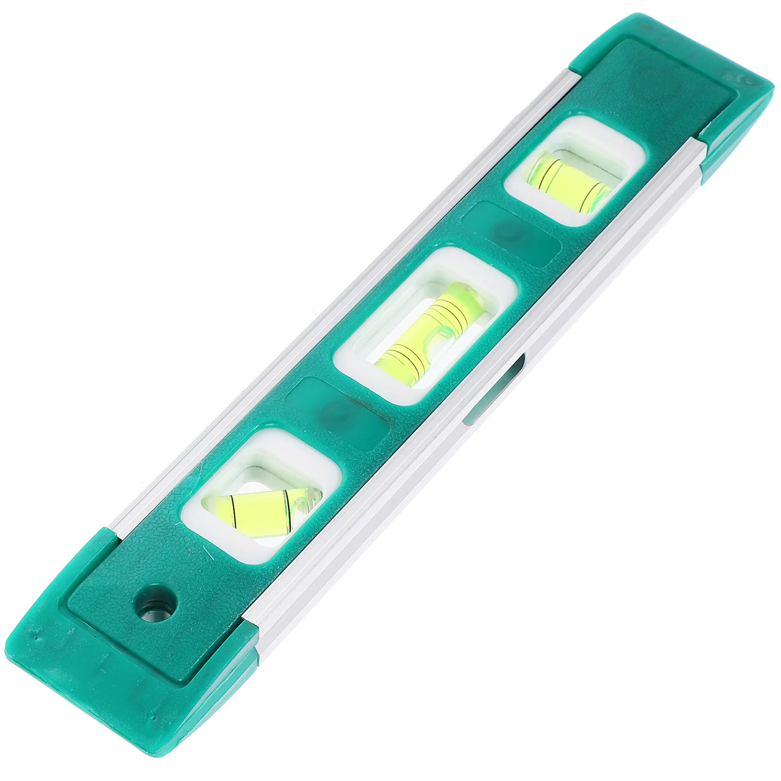 Aluminum Alloy Overhead Viewing Slot Mini Portable Measuring Tool Lightweight Spirit Level Balancing Ruler Magnetic Level Tool