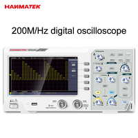 Hanmatek Digital Oscilloscope 2 Channels 200MhZ Bandwidth 1000MS/s Display Sampling Rate 7-inch TFT Storage Desktop Oscilloscope