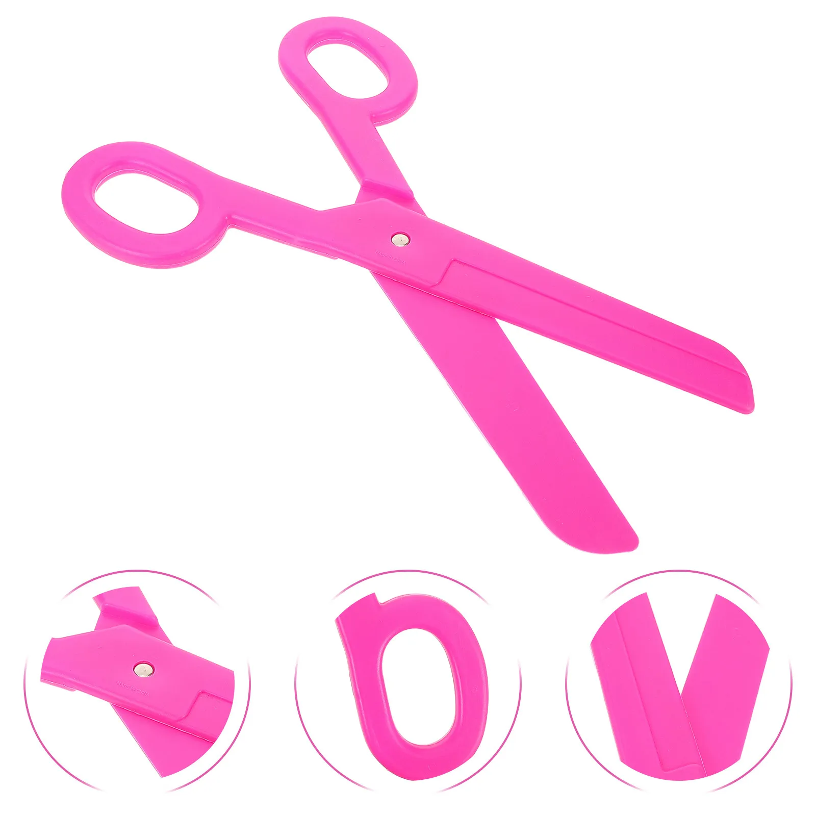 

2 шт. гигантских ножниц-клоунов, крупногабаритные пластиковые реквизиты для театра, Хэллоуина, цирка, сценических выступлений, декоративные гигантские ножницы